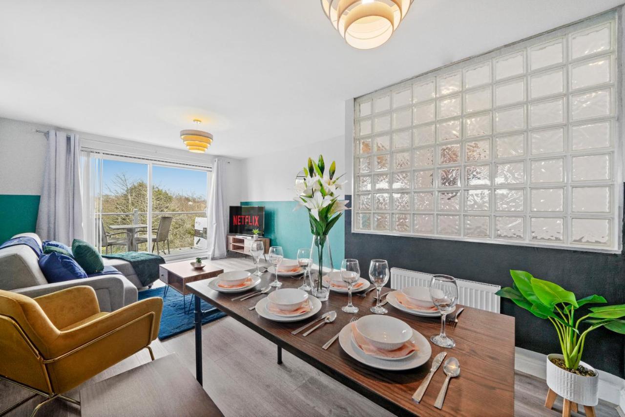 The Stylish Warwick Abode - Balcony - Garden Vila Leek Wootton Exterior foto